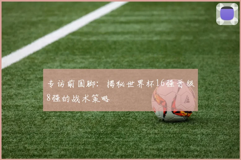 专访前国脚:揭秘世界杯16强晋级8强的战术策略