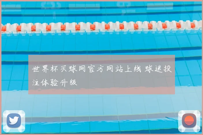 世界杯买球网官方网站上线 球迷投注体验升级